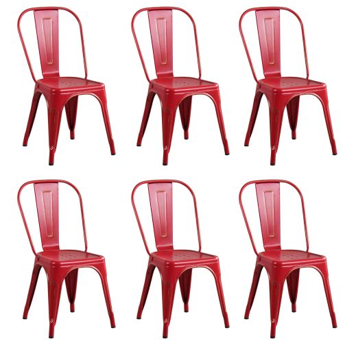 AGATHA - sedia industrial set da 6