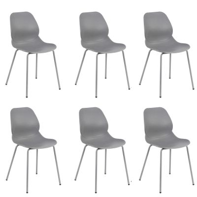 PAULE - sedia moderna set da 6