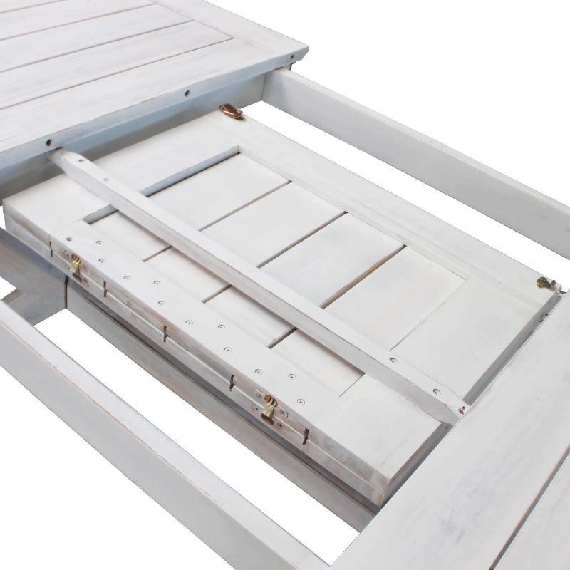 CAESAR - set tavolo in legno massiccio di acacia con 6 sedie Sortis