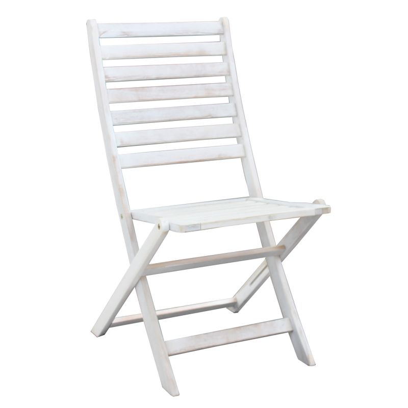 CAESAR - set tavolo in legno massiccio di acacia con 6 sedie Sortis