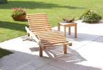FIBULA - lettino prendisole in legno di teak