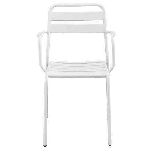 ROMANUS - set tavolo in metallo cm Ø 60 x 71h con 2 poltrone Romanus