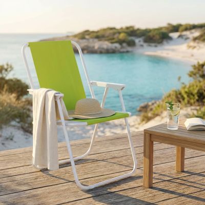 Poltrona da spiaggia pieghevole verniciata