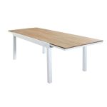 VIDUUS - tavolo da giardino allungabile in alluminio e polywood
