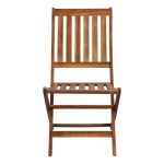 AARON - set tavolo in legno massiccio di acacia cm 80 x 80 x 74 h con 2 sedie Dresda