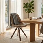 MARGOT - sedia moderna con gambe in legno