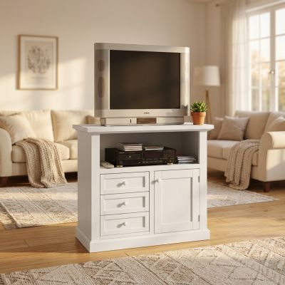 CONNELL - mobile porta tv in legno massello